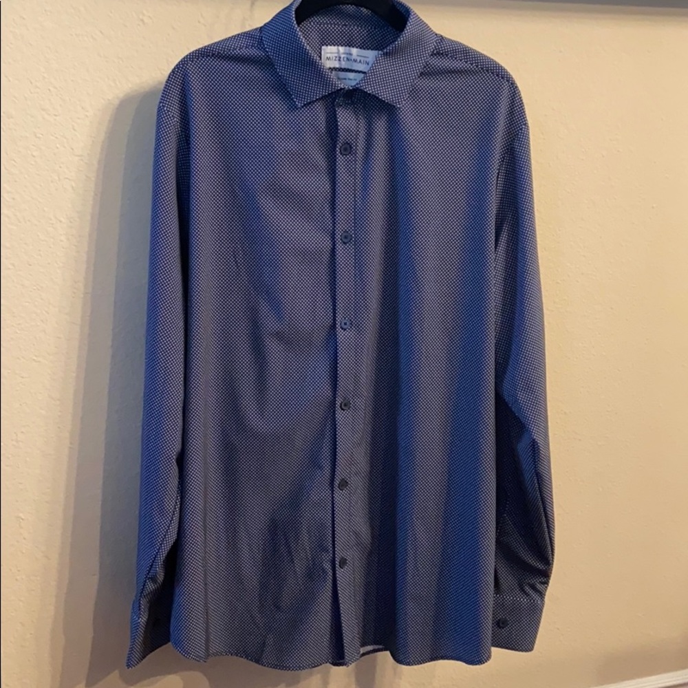 Mizzen + Main Leeward Blue XL Trim Fit